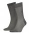Calvin Klein  Sock Shadow Rib 2-Pack Lead Grey (002)