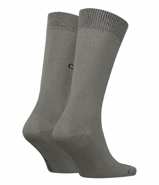 Calvin Klein  Sock Basket 2-Pack Lead Grey (002)