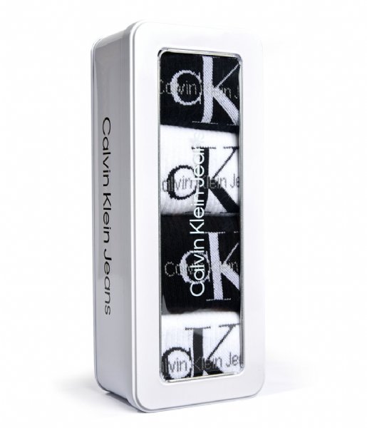 Calvin Klein  Sock Giftbox 4-Pack Black/White (001)