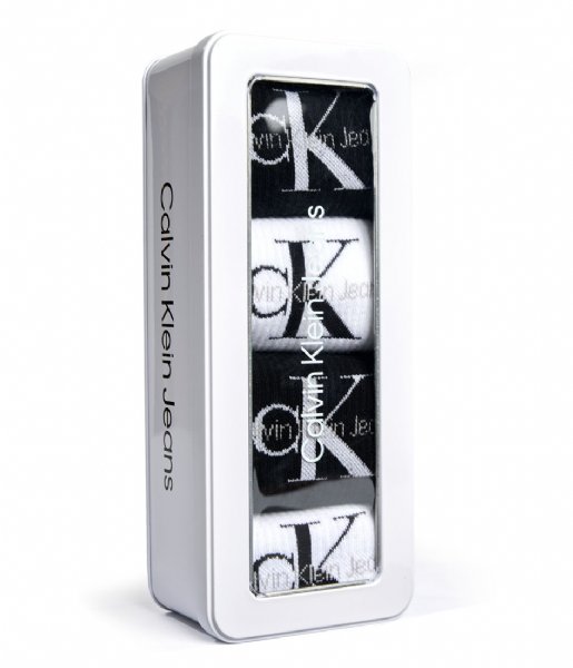 Calvin Klein  Sock Giftbox 4-Pack Black Combo (001)
