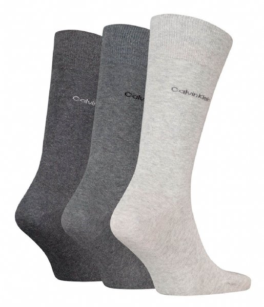 Calvin Klein  CK Men Sock 3-Pack Grey Combo (003)