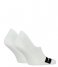 Calvin Klein  CKJ Men Footie High Cut 2-Pack Contrast Tab White / Black (001)
