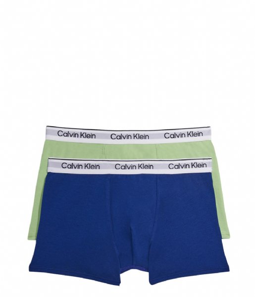 Calvin Klein  2-Pack Trunk Springfern Boldblue (0T4)