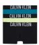 Calvin Klein  3-Pack Trunk Sultryturquoise-Sunnylime-Pvhblack (0Sw)
