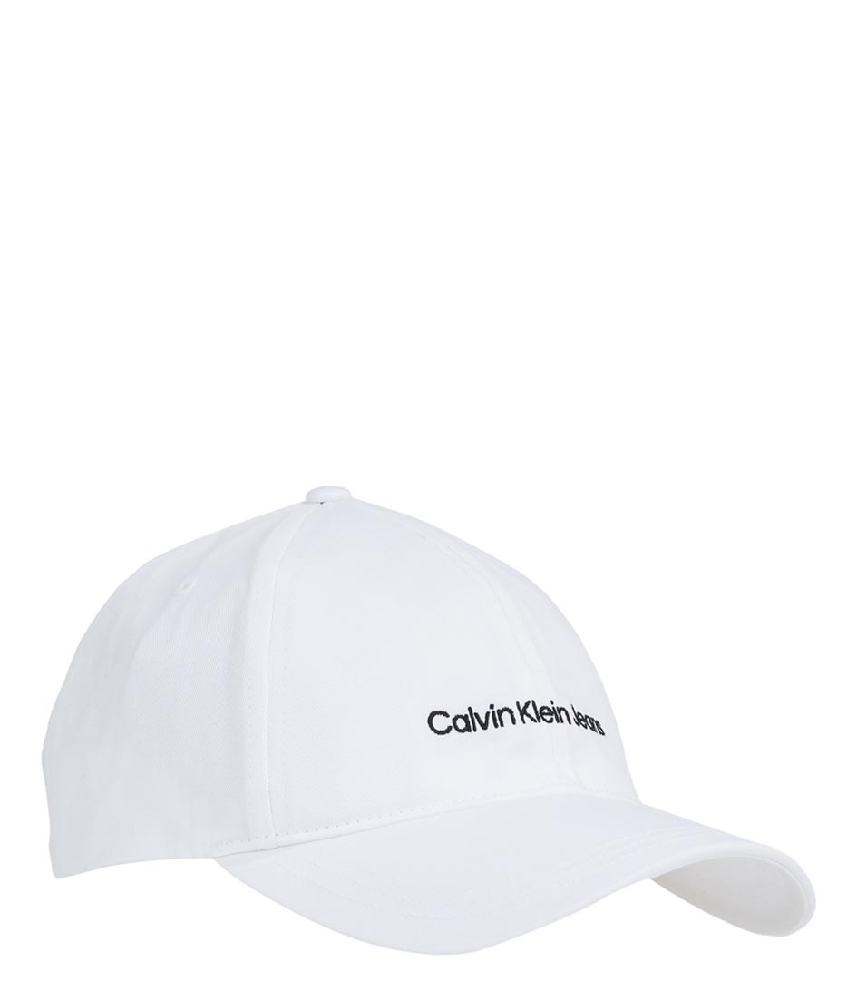 Calvin Klein Hats and caps Institutional Cap Bright White (YAF) | The  Little Green Bag