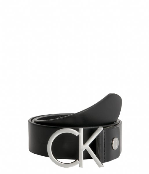 Calvin Klein  Ck Adj.Logo Belt 3.5 Black (001)