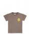CarlijnQ  T-Shirt Crewneck With Print Coconut Brown