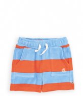CarlijnQ Shorts Loose Fit Stripes Red/Blue