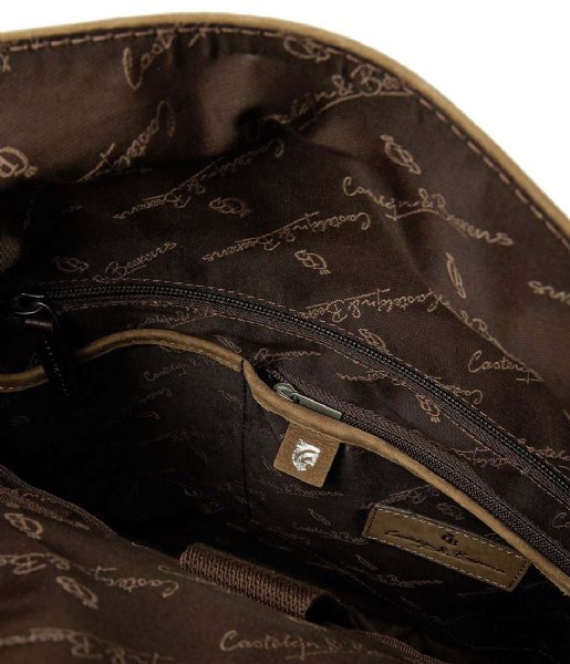 Castelijn & Beerens  Veneto Nubuck Backpack 15.6 Inch RFID Taupe (TA)