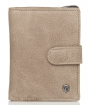 Castelijn Beerens Portemonnees Carisma Tri Fold Zip Wallet Grijs castelijn beerens kopen in de aanbieding