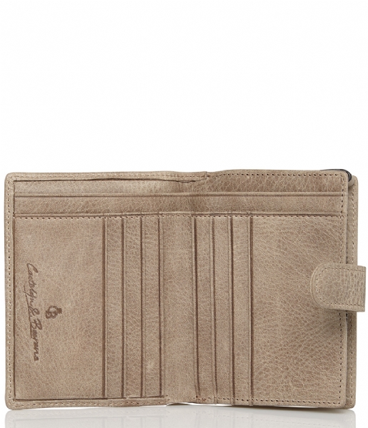 Castelijn & Tri-fold portemonnee Tri Fold Zip Wallet grey | The Little Green Bag
