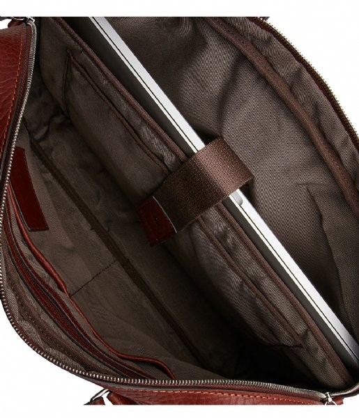 Castelijn & Beerens  Exclusive Laptop Bag 15.6 Inch + Tablet mahonie
