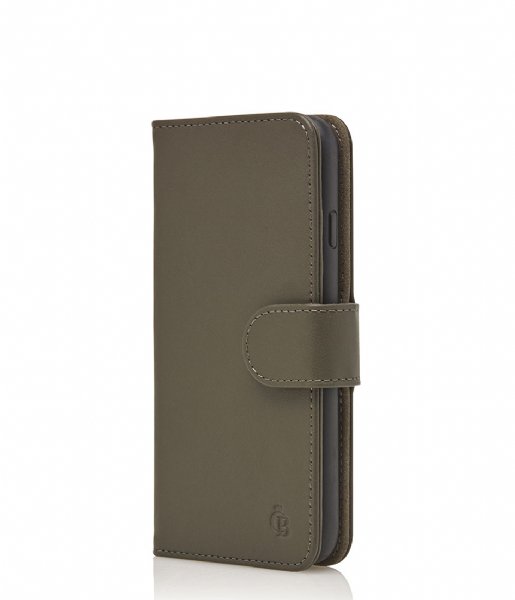 Castelijn & Beerens  Nappa RFID Wallet Case iPhone 7 + 8 dark military