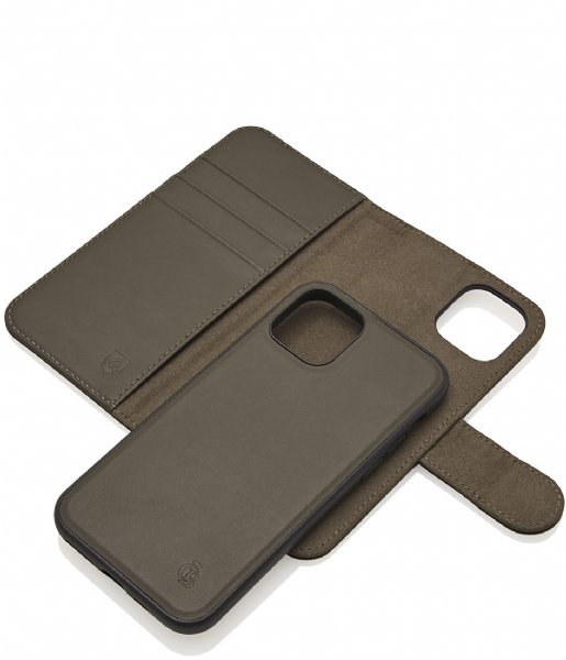 Castelijn & Beerens  Nappa RFID Wallet Case iPhone 11 PRO dark military