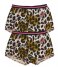 Claesens  Girls Boxer 2-pack Brown Panther