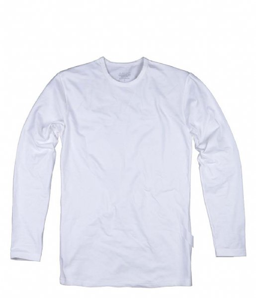 Claesens  T-shirt LS White