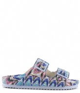 Colors of California Sandal In Ethnic Fabric Jeans (DEN)