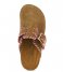 Colors of California  Leather Sabot With Stitchings Tan (TAN)