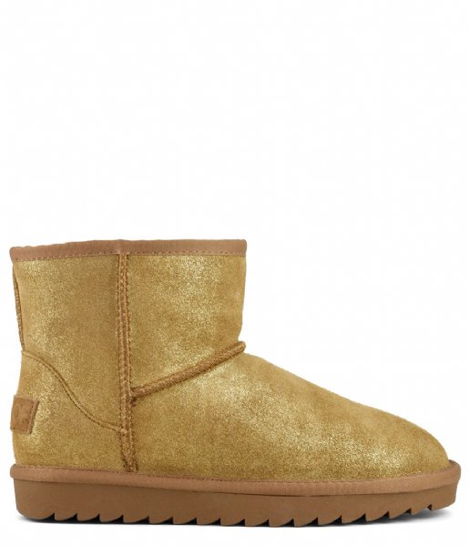 Colors of California  Boot in glitter suede Camel (CAM)
