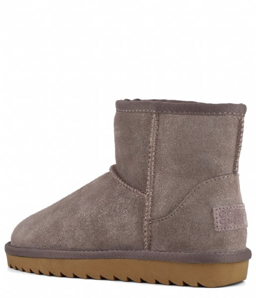 Colors of California  Boot in glitter suede Taupe (TAU)