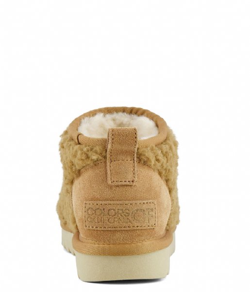 Colors of California  Short winter boot in teddy Tan (TAN)
