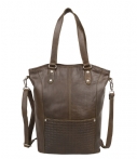 Cowboysbag Shoppers Bag Eltham Groen cowboysbag kopen in de aanbieding