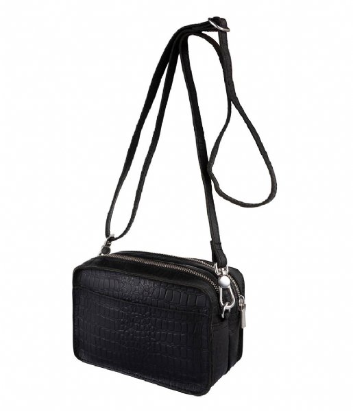 Cowboysbag  Bag Lymm Croco Black (000106)