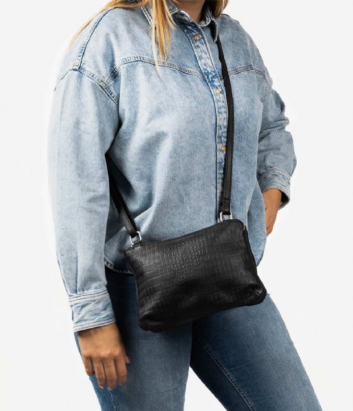 Cowboysbag  Bag Plumley Croco Black (000106)