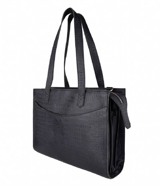 Cowboysbag  Laptop Bag Elston 13 inch Croco Black (000106)