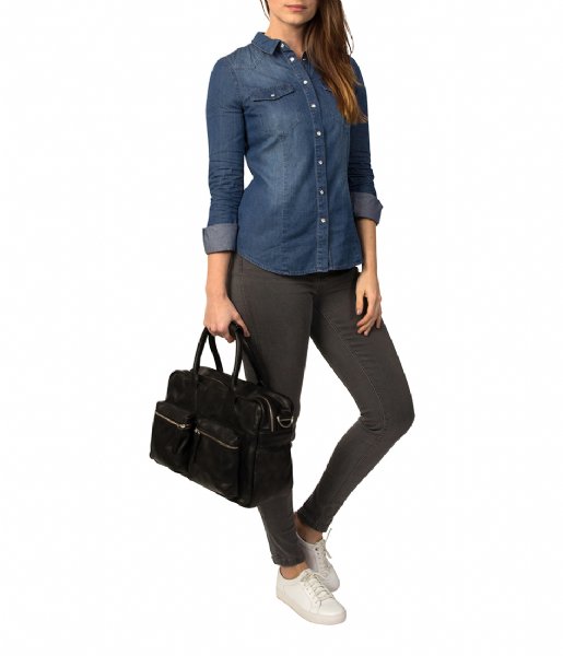 Cowboysbag Schoudertas The Bag Small black Cowboysbag Schoudertas The Bag Small black