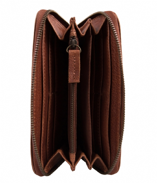 tegel noodzaak Versnipperd Cowboysbag Ritsportemonnee The Purse cognac | The Little Green Bag