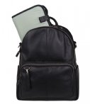 Cowboysbag Luiertassen Diaper Backpack Oburn Zwart cowboysbag kopen in de aanbieding