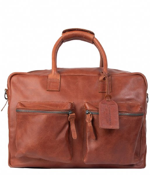 Hiel Joseph Banks stel je voor Cowboysbag Schooltas The Bag Special tobacco (320) | The Little Green Bag