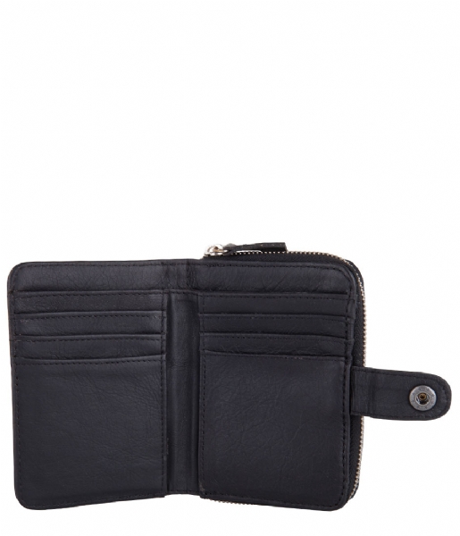 Cowboysbag Bi-fold portemonnee Purse Haxby black