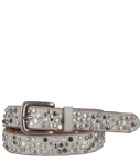 Cowboysbelt Riemen Belt 309037 Grijs cowboysbelt kopen in de aanbieding