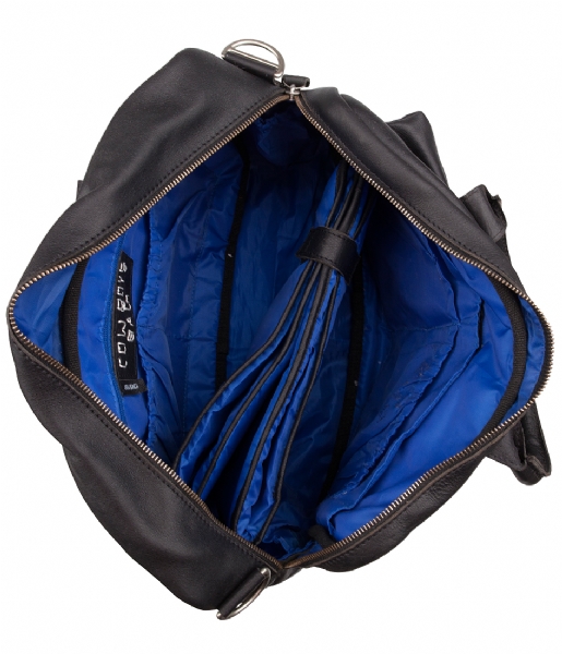 Cowboysbag  The Diaper Bag black & cobalt inside