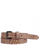 Cowboysbelt Kids Riemen Belt 208020 Beige cowboysbelt kids kopen in de aanbieding
