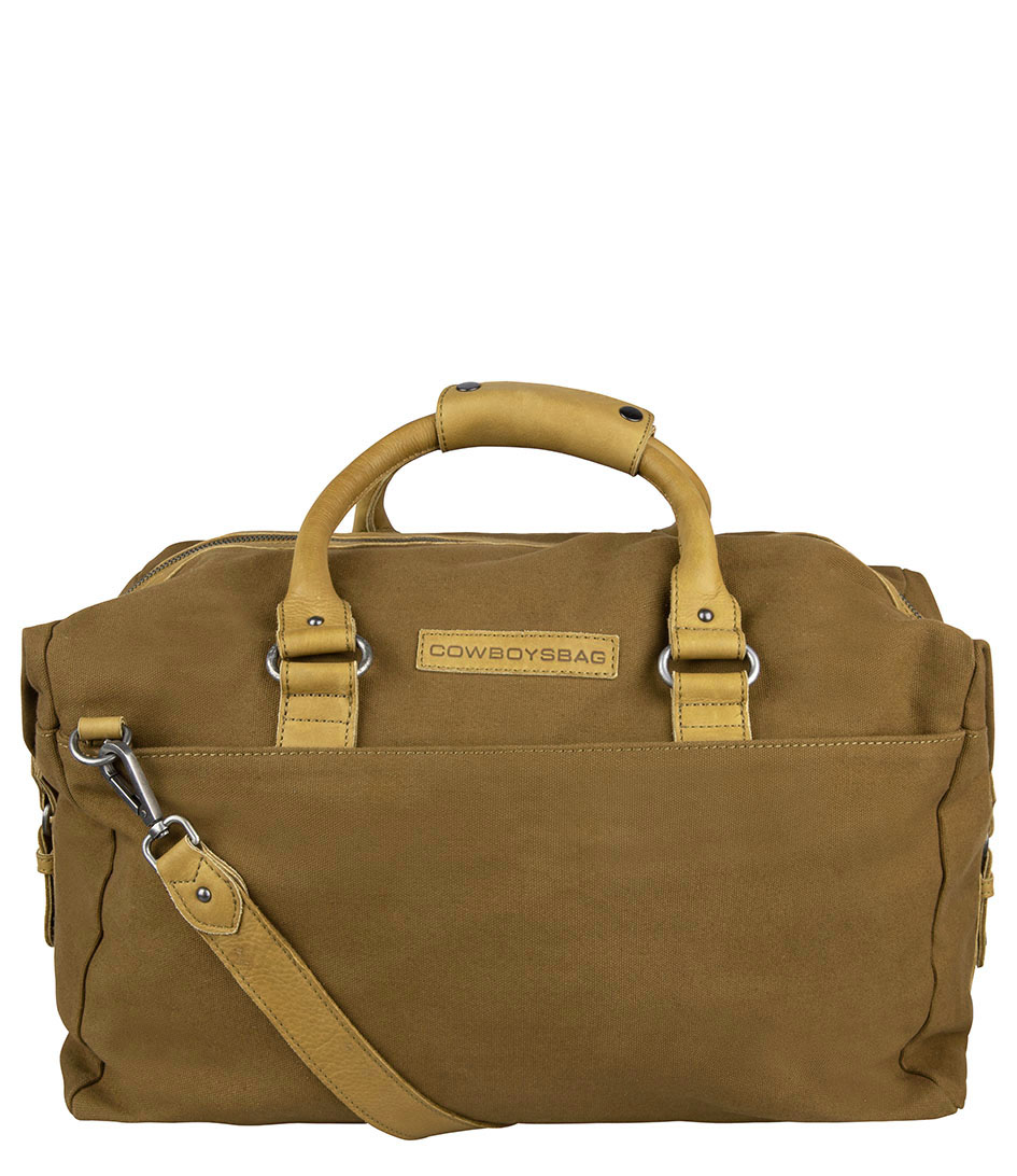 kapperszaak Onderscheiden jeugd Cowboysbag Travel Bag Weekender Lagos 15.6 Inch X Saskia Resistance Green -  The Little Green Bag | StyleSearch