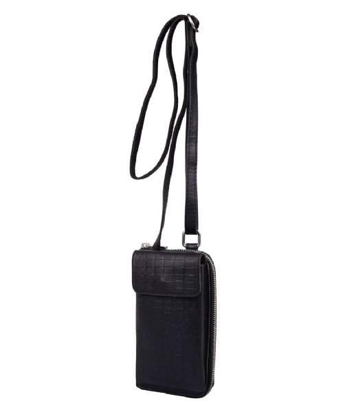 Cowboysbag  Phone Purse Garston Croco Black (000106)