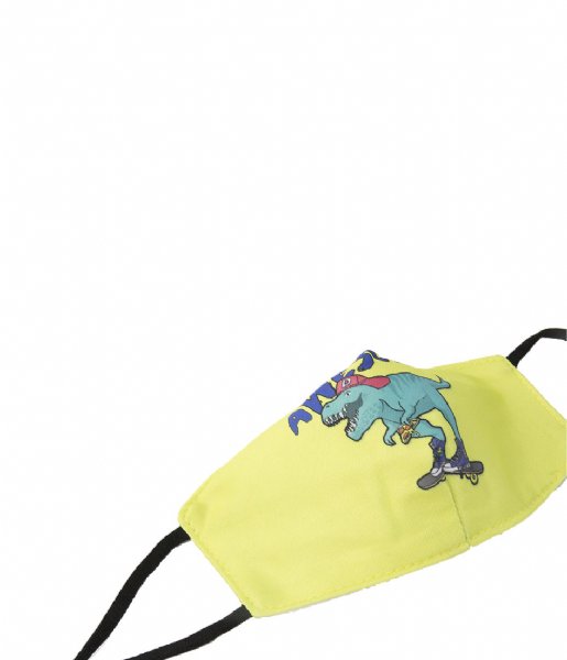 Cowboysbag Mondkapje Awesome Dino Mask Kids Apple Green (975)