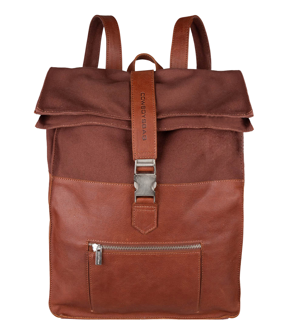 Cowboysbag Backpack Hunter Inch Brown - The Little Green Bag | StyleSearch
