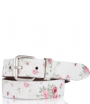 Cowboysbelt Kids Riemen Belt 308040 Wit cowboysbelt kids kopen in de aanbieding