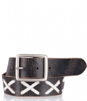 Cowboysbelt Kids Riemen Belt 3582014 Zwart cowboysbelt kids kopen in de aanbieding