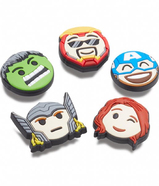 Crocs  Jibbitz Avengers Emojis 5-Pack Avengers Emojis
