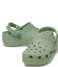 Crocs  Classic Platform Clog W Fair Green (374)