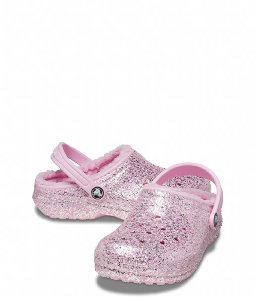 Crocs  Classic Lined Glitter Clog K Flamingo (6S0)