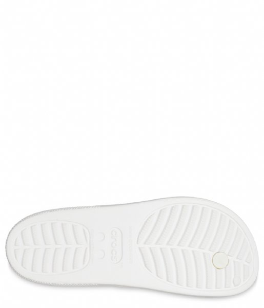 Crocs  Classic Platform Flip Women White (100)