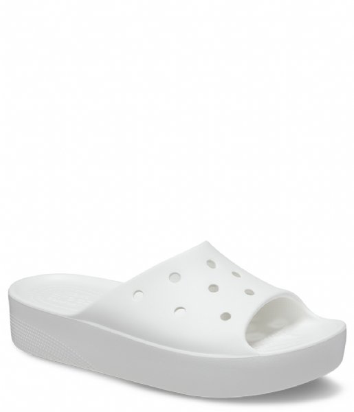 Crocs  Classic Platform Slide White (100)