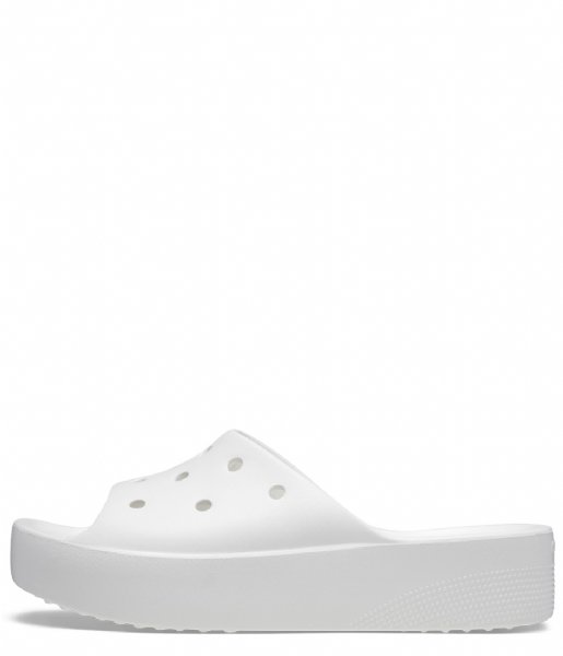 Crocs  Classic Platform Slide White (100)