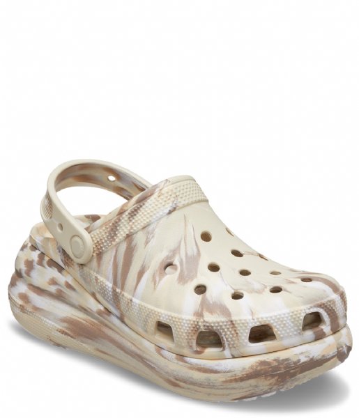 Crocs Clog Classic Crush Marbled Clog Bone/Multi (2Y3) Crocs Clog Classic Crush Marbled Clog Bone/Multi (2Y3)